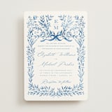 "Royal" - Wedding Invitations in Cobalt by Petra Kern - Front