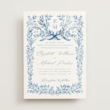 "Royal" - Wedding Invitations in Cobalt by Petra Kern - Front