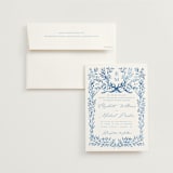 "Royal" - Wedding Invitations in Cobalt by Petra Kern - Invitation with Envelope