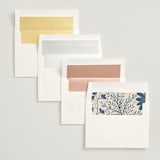 "Arched Monogram" - Wedding Invitations in Ecru by Erica Krystek - Envelope Liner Options