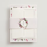 "Gather" - Wedding Invitations in Lilac by Susan Moyal - Assembled with Belly Band