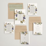 "Pressed Garden" - Wedding Invitations in Fall by Grace Kreinbrink - Invitation Suite
