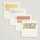 "Valley of the Moon" - Wedding Invitations in Sage by Shiny Penny Studio - Envelope Liner Options