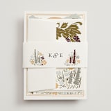"Valley of the Moon" - Wedding Invitations in Sage by Shiny Penny Studio - Assembled with Belly Band