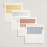 "Dahlia Season" - Wedding Invitations in Navy by Olivia Kanaley Inman - Envelope Liner Options