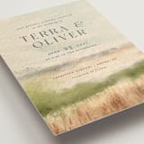 "Bluestem Fields" - Wedding Invitations in Meadow by Holly Whitcomb - Detail
