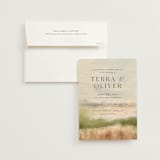 "Bluestem Fields" - Wedding Invitations in Meadow by Holly Whitcomb - Invitation with Envelope