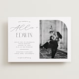 "Everly" - Wedding Invitations in Pearl by Christie Garcia - Front