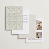 "Century" - Wedding Invitations in Robin's Egg by Jen Owens - Back of Card Options