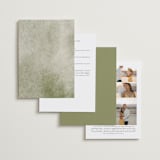 "Monogrammed" - Wedding Invitations in Spring by Petra Kern - Back of Card Options