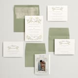 "Monogrammed" - Wedding Invitations in Spring by Petra Kern - Invitation Suite