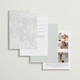"tortina" - Wedding Invitations in Aqua Mist by chocomocacino - Back of Card Options