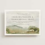 "Countryside" - Wedding Invitations in Emerald by Petra Kern - Front