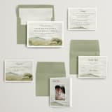 "Countryside" - Wedding Invitations in Emerald by Petra Kern - Invitation Suite