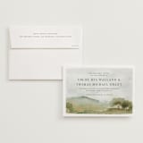 "Countryside" - Wedding Invitations in Emerald by Petra Kern - Invitation with Envelope