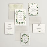 "Fresh Classic" - Wedding Invitations in Porcelain by Susan Moyal - Invitation Suite