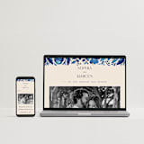 "Gilded" - Wedding Invitations in Cerulean by GeekInk Design - FREE Wedding Website