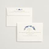 "Nilgiri" - Wedding Invitations in Blueberry by Creo Study - FREE Recipient Addressing