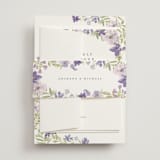 "Nilgiri" - Wedding Invitations in Mauve by Creo Study - Assembled with Belly Band