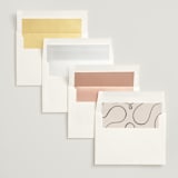 "Bow" - Wedding Invitations in Tuxedo by Corinne Malesic - Envelope Liner Options