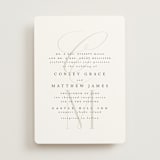 "Conley" - Wedding Invitations in Leaf by Kristie Kern - Front