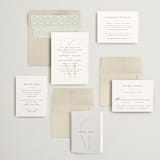 "Conley" - Wedding Invitations in Leaf by Kristie Kern - Invitation Suite