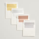 "Regal" - Wedding Invitations in Snow by Melinda Denison - Envelope Liner Options
