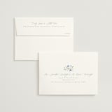 "Sweeping Meadow" - Wedding Invitations in Aquamarine by Everett Paper Goods - FREE Recipient Addressing