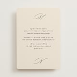"Infinite" - Wedding Invitations in Ivory by Angela Thompson - Front