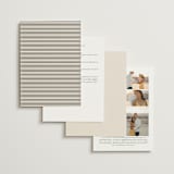 "Infinite" - Wedding Invitations in Ivory by Angela Thompson - Back of Card Options