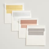 "Infinite" - Wedding Invitations in Ivory by Angela Thompson - Envelope Liner Options
