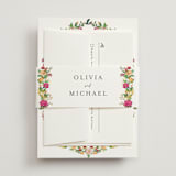 "Meadow Love" - Wedding Invitations in Tropical by Susan Moyal - Assembled with Belly Band