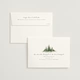 "Somerset" - Wedding Invitations in Evergreen by Melanie Kosuge - FREE Recipient Addressing