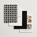 "Modern Monogram" - Wedding Invitations in Latte by Jackie Crawford - Back of Card Options