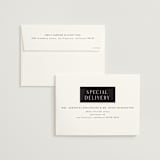"Wedding Editorial" - Wedding Invitations in Tuxedo by Ana de Sousa - FREE Recipient Addressing