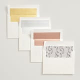 "etched floral" - Wedding Invitations in Stone by Phrosné Barwood - Envelope Liner Options