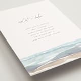 "waves" - Wedding Invitations in Seaglass by Pixel and Hank - Detail