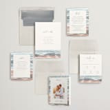 "waves" - Wedding Invitations in Beachy by Pixel and Hank - Invitation Suite