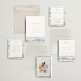 "waves" - Wedding Invitations in Seaglass by Pixel and Hank - Invitation Suite