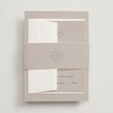 "wellness" - Wedding Invitations in Vineyard by Sumak Studio - Assembled with Belly Band