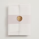"Together" - Wedding Invitations in Romance by Kristin Oliversen - Assembled with Vellum Wrap and Wax Seal