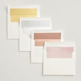 "First light" - Wedding Invitations in Blush by Itsy Belle Studio - Envelope Liner Options
