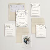 "Enchanted Evening" - Wedding Invitations in Lavender by Design Lotus - Invitation Suite