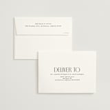 "Commonwealth" - Wedding Invitations in Ecru by That Girl Press - FREE Recipient Addressing