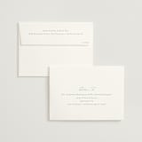 "Modern Air" - Wedding Invitations in Dusty Blue by Stacey Meacham - FREE Recipient Addressing