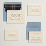 "Brooklyn" - Wedding Invitations in Cream by Ellen Schlegelmilch - Invitation Suite
