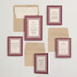 "Chantilly" - Wedding Invitations in Mauve by Erica Krystek - Invitation Suite