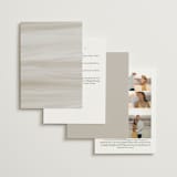 "Full Photo" - Wedding Invitations in Chiffon by Orasie - Back of Card Options