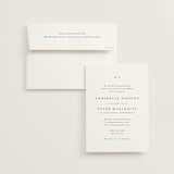 "Cedar creek" - Wedding Invitations in Cotton by Stacey Meacham - Invitation with Envelope