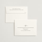 "Script and Monogram" - Wedding Invitations in Sand by Carolyn MacLaren - FREE Recipient Addressing
